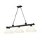 Z-Lite Cordon 3 Light Billiard, Matte Black & White 2306-3MB-PWH - alternate 1